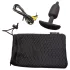 DG-LAB - plug anal de silicone condutivo bipolar (preto)