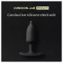 DG-LAB - plug anal de silicone condutivo bipolar (preto)