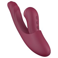   Vibeconnect - Vibrador 2 em 1 para Ponto G e Clitóris (vermelho)