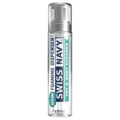   Swiss Navy - limpador de brinquedos e corpo - espuma de limpeza 221ml