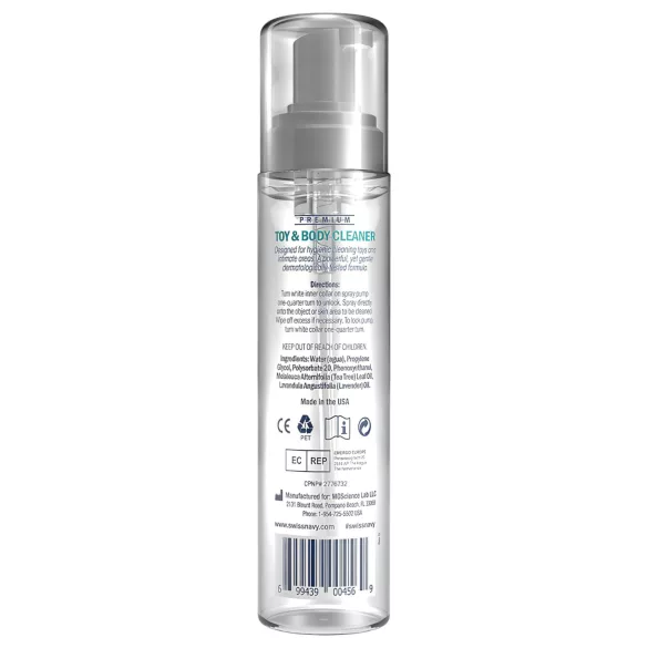 Swiss Navy Limpeza de Brinquedos e Corpo - espuma de limpeza (221 ml)