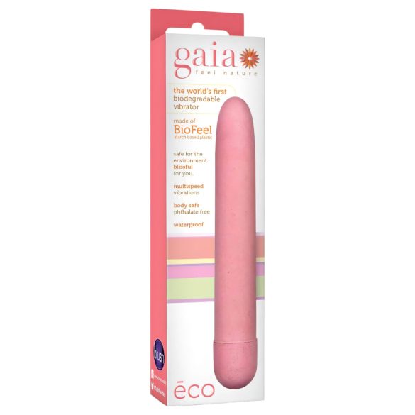 Gaia Eco L - vibrador ecológico (rosa) - grande