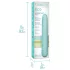 Gaia Eco L - vibrador em forma de bastão ecológico (azul) - grande