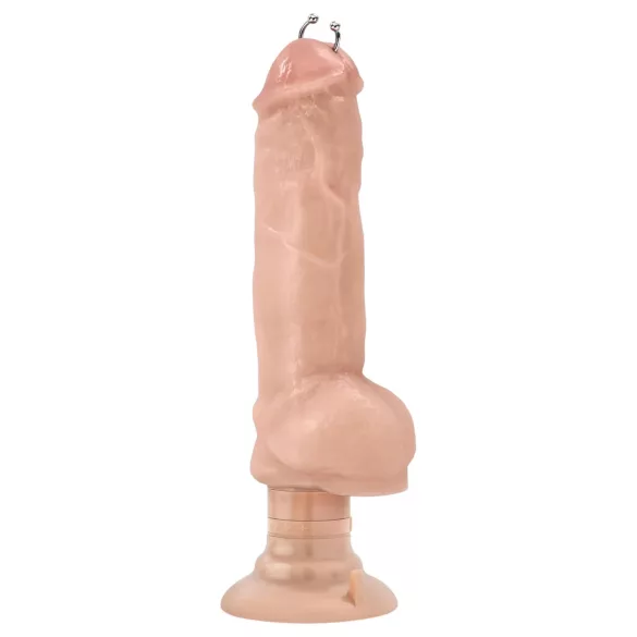 Blush Bad Boy - vibrador com piercing - 33cm - cor natural
