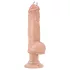 Blush Bad Boy - vibrador com piercing - 33cm - cor natural