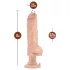 Blush Bad Boy - vibrador com piercing - 33cm - cor natural