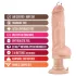 Blush Bad Boy - vibrador com piercing - 33cm - cor natural