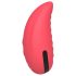 Vibeconnect - recarregável, à prova d'água, estimulador clitoriano (vermelho)