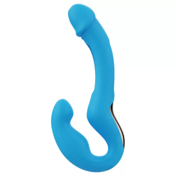 Honey Play Box Harmony Duo - vibrador strap-on com língua vibratória azul