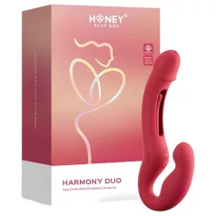   Honey Play Box Harmony Duo - vibrador com língua vestível controlado por app (vermelho)