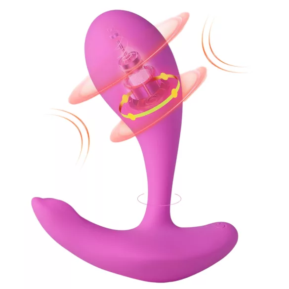 Honey Play Box Oly 2 - Vibrador ponto G e clitóris controlado por app (rosa)