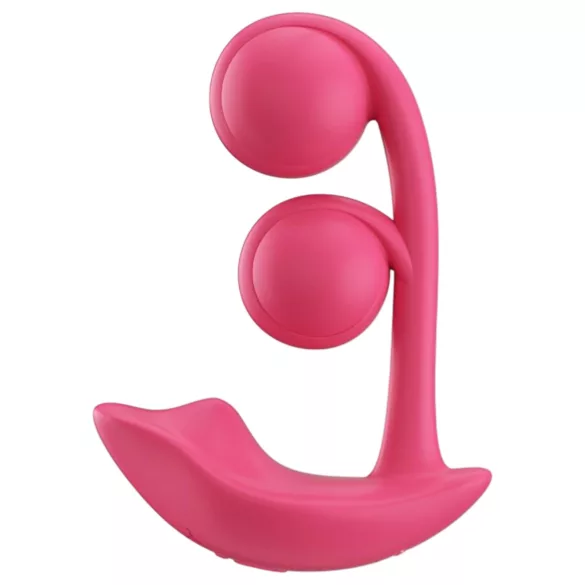 Honey Play Box Melody - Vibrador com pérolas 2 em 1 controlado por app (vermelho)