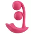Honey Play Box Melody - Vibrador com pérolas 2 em 1 controlado por app (vermelho)