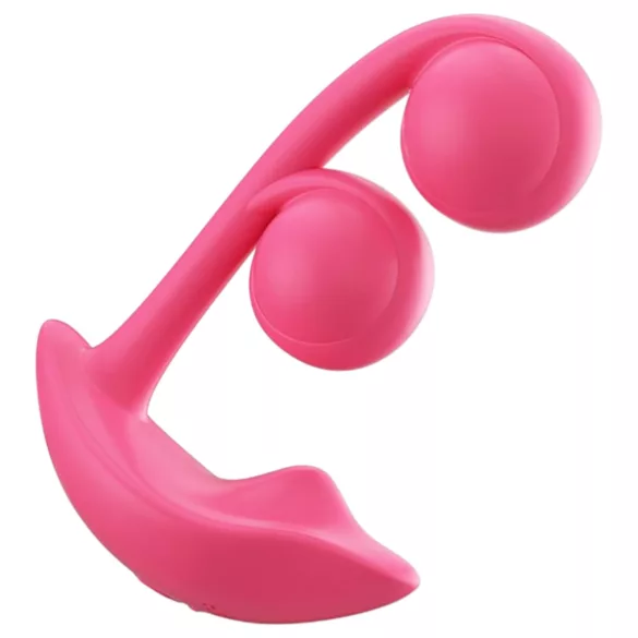 Honey Play Box Melody - Vibrador com pérolas 2 em 1 controlado por app (vermelho)