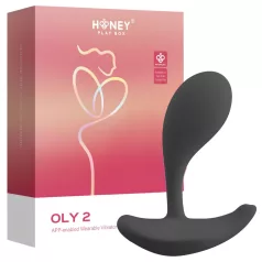   Honey Play Box Oly 2 - Vibrador para ponto G e clitóris controlado por app (preto)