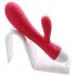 Dolphin & Bebê - Vibrador com Estimulador de Clitóris (Vermelho)
