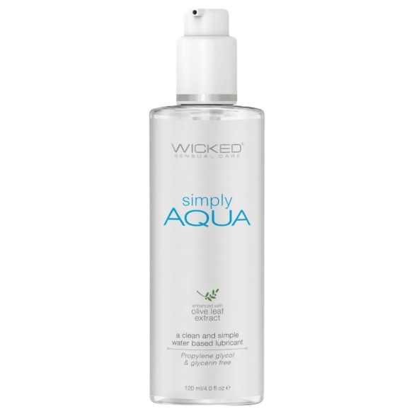 Wicked Simple Aqua - Lubrificante vegano 100%, 120ml