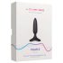 LOVENSE Hush 2 XS - pequeno plugue anal recarregável (25mm) - preto