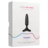 Lovense Hush 2 XS - plug anal vibratório pequeno recarregável 25mm - preto