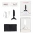 LOVENSE Hush 2 XS - pequeno plugue anal recarregável (25mm) - preto