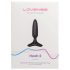 LOVENSE Hush 2 XS - pequeno plugue anal recarregável (25mm) - preto