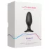 Lovense Hush 2 L - vibrador anal pequeno recarregável 57mm - preto