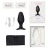 LOVENSE Hush 2 L - mini vibrador anal recarregável (57mm) - preto