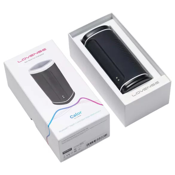 Lovense Calor - Masturbador aquecedor controlado por app, para homens (preto)