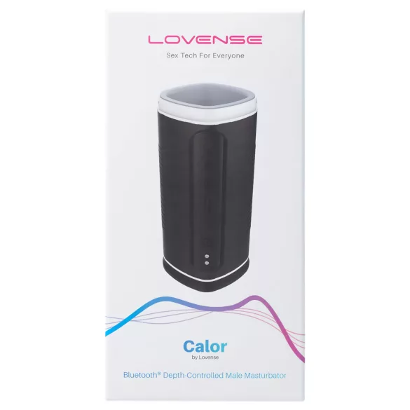 Lovense Calor - Masturbador aquecedor controlado por app, para homens (preto)