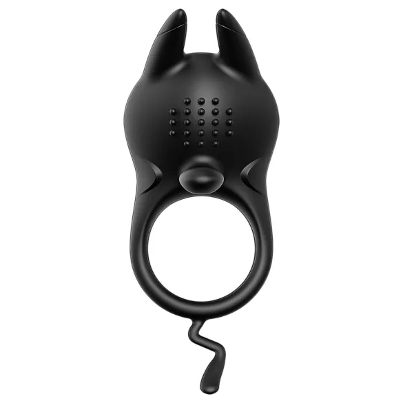 AlvUp - anel peniano vibratório com estimulador de clitóris - preto