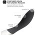 LELO Mona Wave - vibrador à prova d'água para o ponto G (preto)