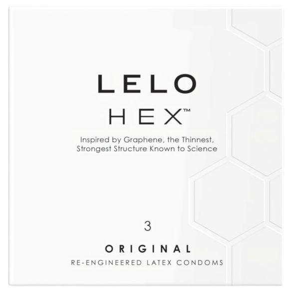 LELO Hex Original - Preservativo de Luxo (3 unidades)