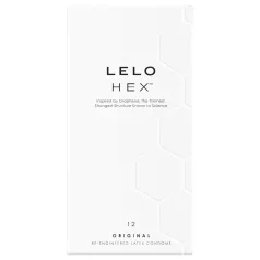   LELO Hex Original - preservativo premium - látex - 12 unidades