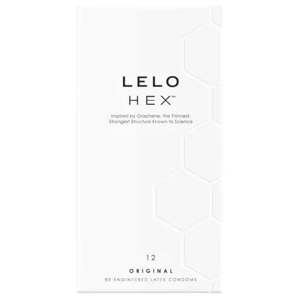LELO Hex Original - preservativo premium - látex - 12 unidades