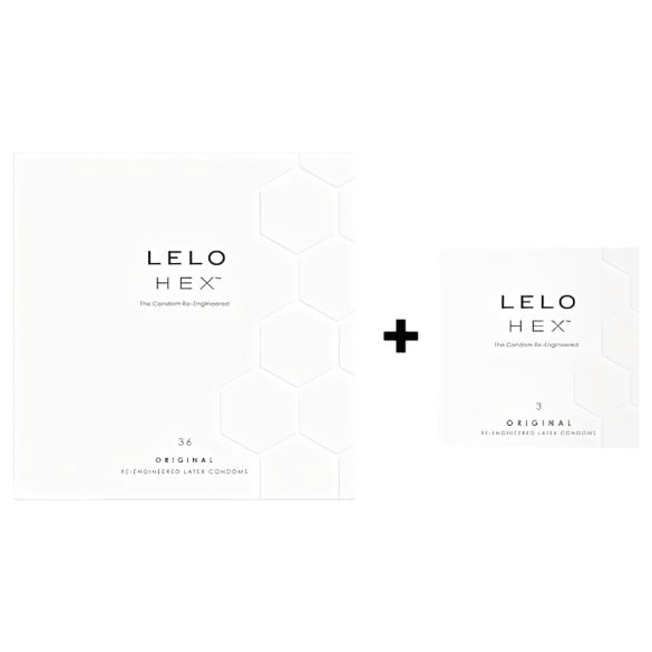 LELO Hex Original - Pacote de Camisinhas Luxuosas (36+3 unidades)