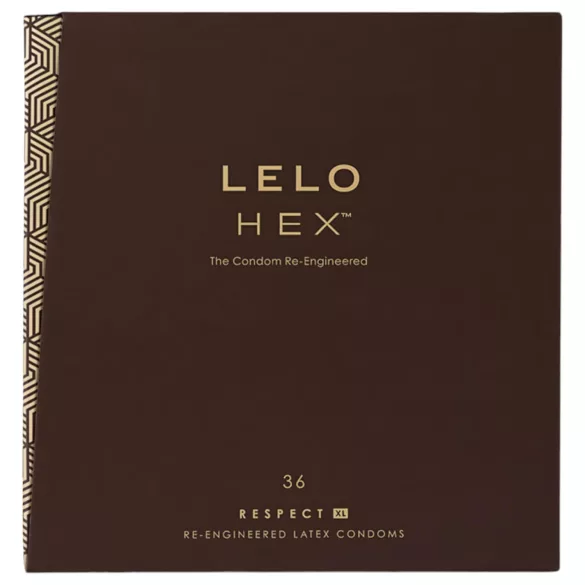 LELO Hex Respect XL - preservativo extra grande - 36 unidades