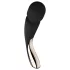 LELO Smart Wand 2 - massageador vibrador recarregável grande - silicone preto