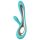 LELO Soraya 2 - vibrador à prova d'água com braço clitoriano (turquesa)
