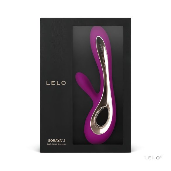 LELO Soraya 2 - Vibrador com Estimulador de Clitóris à Prova d'Água (Roxo)