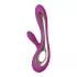 LELO Soraya 2 - vibrador com estimulador de clitóris à prova d'água - roxo