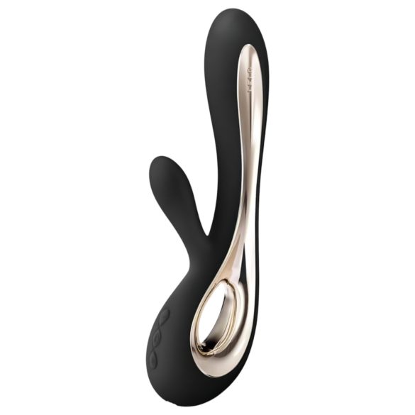 LELO Soraya 2 - Vibrador Resistente à Água com Estimulador Clitoriano (Preto)