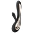 LELO Soraya 2 - vibrador recarregável, à prova d'água, com braço clitoriano (preto)
