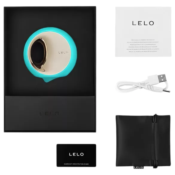 LELO Ora 3 - estimulador oral e vibrador clitóris - silicone turquesa