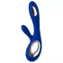 LELO - vibrador rabbit com estimulador clitoriano recarregável - azul