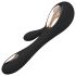 LELO Soraya Wave - Vibrador Preto com Movimento de Onda e Braço Estimulador