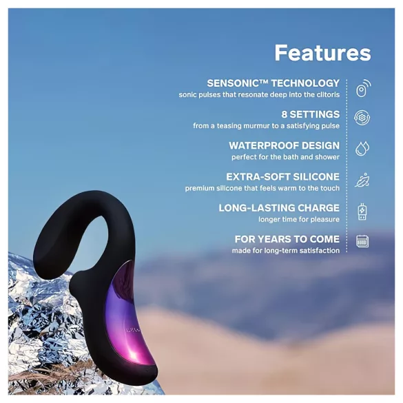 LELO Enigma - vibrador 2 em 1 ponto G clitóris recarregável à prova d'água roxo