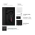 LELO Enigma - vibrador 2 em 1 ponto G clitóris recarregável à prova d'água preto