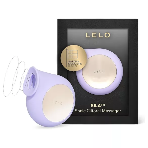 LELO - vibrador clitóris sucção à prova d’água ondas sonoras silicone lilás
