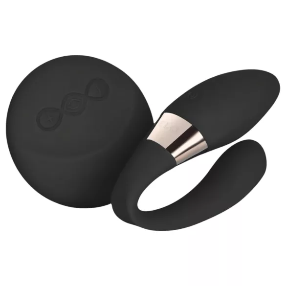 LELO Tiani Duo - vibrador casal controle remoto - silicone preto