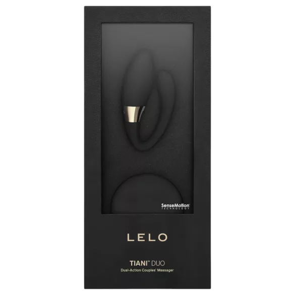 LELO Tiani Duo - vibrador casal controle remoto - silicone preto